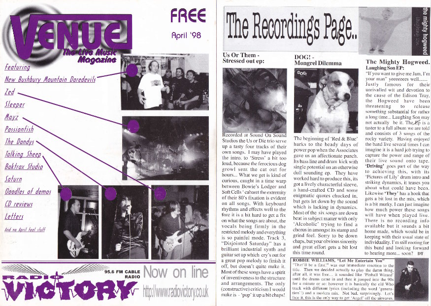 Venue Magazine - April 1998