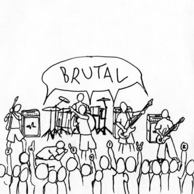 Brutal Justice / Knötaröt – Split LP