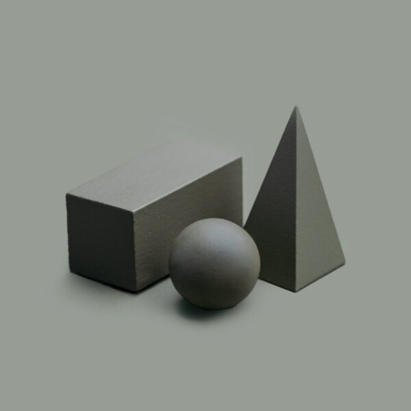 Supercaan - Belligerents. The album cover shows three simple 3D shapes with dramatic shading.