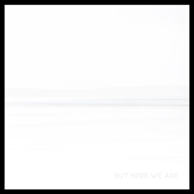 There are lines on a white background and it's difficult to say what they mean: purity or a new start.