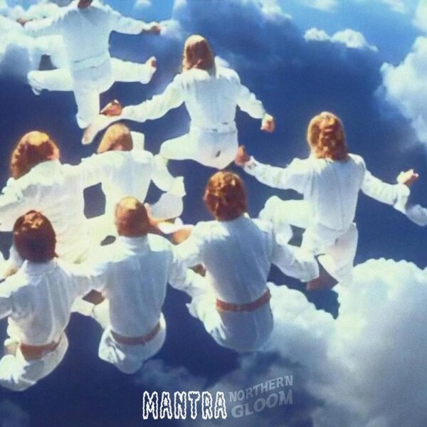 Northern Gloom - Mantra. Men in white suits flying through the clouds.