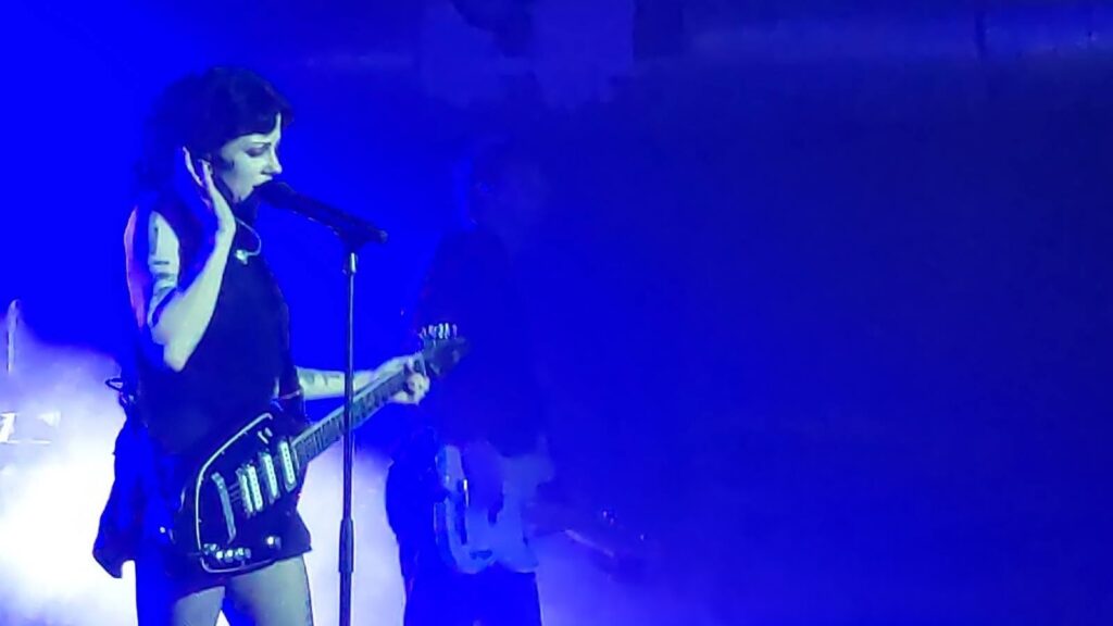 Intense blue lighting Pale Waves - Live at the Engine Rooms, Southampton